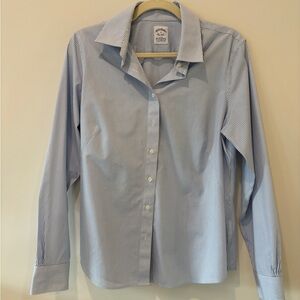 Brooks Brothers Fitted Non-Iron Stretch Supima Cotton Dress Shirt